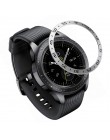 Stal do Samsung Galaxy Watch 42MM/46MM/Gear S3 Frontier pierścień Bezel klej Anti Scratch metalowa pokrywa inteligentny zegarek 