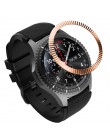 Stal do Samsung Galaxy Watch 42MM/46MM/Gear S3 Frontier pierścień Bezel klej Anti Scratch metalowa pokrywa inteligentny zegarek 