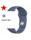 Miękka opaska silikonowa do zegarka Apple watch 5 4 3 2 1 42mm 38mm wymienić bransoletka pasek do zegarka 44mm dla iwatch 4 3 2 