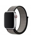 Sport pasek do pętli na pasek do Apple watch 42mm 38mm 44mm 40mm utkany nylon correa iwatch 4 3 2 bransoletka zegarka Apple watc