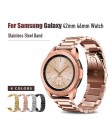 22mm 20mm bransoletka do zegarka Samsung Galaxy 46mm 42mm, wysokiej jakości stalowy pasek ze stali nierdzewnej do zegarka S3 Fro