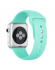 Miękka opaska silikonowa do zegarka Apple watch 5 4 3 2 1 42mm 38mm wymienić bransoletka pasek do zegarka 44mm dla iwatch 4 3 2 