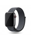 Sport pasek do pętli na pasek do Apple watch 42mm 38mm 44mm 40mm utkany nylon correa iwatch 4 3 2 bransoletka zegarka Apple watc