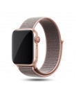 Sport pasek do pętli na pasek do Apple watch 42mm 38mm 44mm 40mm utkany nylon correa iwatch 4 3 2 bransoletka zegarka Apple watc