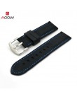 AOOW Generic Watchband zegarek z gumy silikonowej paski wodoodporne 20mm 22mm 24mm 26mm zegarki pasek