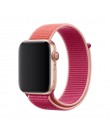 Sport pasek do pętli na pasek do apple watch 5 4 44mm 40mm iWatch 3 2 1 zespół 42mm 38mm Correa Nylon bransoletka na rękę zegare