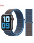 Sport pasek do pętli na pasek do Apple watch 42mm 38mm 44mm 40mm utkany nylon correa iwatch 4 3 2 bransoletka zegarka Apple watc