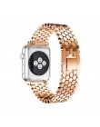 Pasek na pasek do Apple watch 4 5 iwatch 44mm 40mm 42mm 38mm apple watch 5 4 3 2 1 akcesoria ze stali nierdzewnej correa bransol