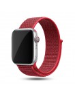 Sport pasek do pętli na pasek do Apple watch 42mm 38mm 44mm 40mm utkany nylon correa iwatch 4 3 2 bransoletka zegarka Apple watc