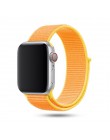 Sport pasek do pętli na pasek do Apple watch 42mm 38mm 44mm 40mm utkany nylon correa iwatch 4 3 2 bransoletka zegarka Apple watc