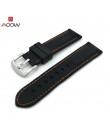 AOOW Generic Watchband zegarek z gumy silikonowej paski wodoodporne 20mm 22mm 24mm 26mm zegarki pasek