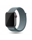 Sport pasek do pętli na pasek do Apple watch 42mm 38mm 44mm 40mm utkany nylon correa iwatch 4 3 2 bransoletka zegarka Apple watc