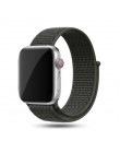 Sport pasek do pętli na pasek do Apple watch 42mm 38mm 44mm 40mm utkany nylon correa iwatch 4 3 2 bransoletka zegarka Apple watc