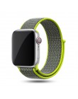 Sport pasek do pętli na pasek do Apple watch 42mm 38mm 44mm 40mm utkany nylon correa iwatch 4 3 2 bransoletka zegarka Apple watc