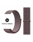 Opaska na Apple Watch seria 3/2/1 38MM 42MM Nylon miękki oddychający pasek zamienny Sport pętla na iwatch seria 4 5 40MM 44MM