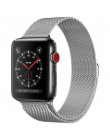 Milanese Loop bransoletka ze stali nierdzewnej pasek do Apple Watch seria 1 2 3 42mm 38mm taśma metalowa do iwatch 4 5 40mm 44mm