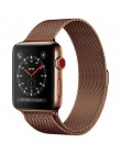 Milanese Loop bransoletka ze stali nierdzewnej pasek do Apple Watch seria 1 2 3 42mm 38mm taśma metalowa do iwatch 4 5 40mm 44mm