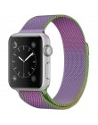 Milanese Loop bransoletka ze stali nierdzewnej pasek do Apple Watch seria 1 2 3 42mm 38mm taśma metalowa do iwatch 4 5 40mm 44mm