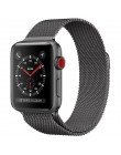 Milanese Loop bransoletka ze stali nierdzewnej pasek do Apple Watch seria 1 2 3 42mm 38mm taśma metalowa do iwatch 4 5 40mm 44mm