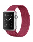 Milanese Loop bransoletka ze stali nierdzewnej pasek do Apple Watch seria 1 2 3 42mm 38mm taśma metalowa do iwatch 4 5 40mm 44mm