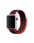 Sport pasek do pętli na pasek do apple watch 5 4 44mm 40mm iWatch 3 2 1 zespół 42mm 38mm Correa Nylon bransoletka na rękę zegare