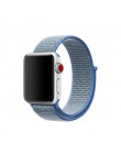 Sport pasek do pętli na pasek do apple watch 5 4 44mm 40mm iWatch 3 2 1 zespół 42mm 38mm Correa Nylon bransoletka na rękę zegare