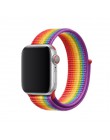 Sport pasek do pętli na pasek do apple watch 5 4 44mm 40mm iWatch 3 2 1 zespół 42mm 38mm Correa Nylon bransoletka na rękę zegare