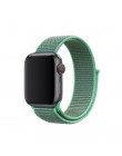 Z paskiem sportowym dla pasek do Apple Watch 4 3 44mm 42mm 38mm 40mm iwatch pas 5/4 /3/2/1 bransoletka dwuwarstwowy nylonowy spl