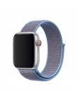 Sport pasek do pętli na pasek do apple watch 5 4 44mm 40mm iWatch 3 2 1 zespół 42mm 38mm Correa Nylon bransoletka na rękę zegare