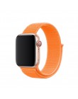 Z paskiem sportowym dla pasek do Apple Watch 4 3 44mm 42mm 38mm 40mm iwatch pas 5/4 /3/2/1 bransoletka dwuwarstwowy nylonowy spl