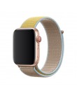 Sport pasek do pętli na pasek do apple watch 5 4 44mm 40mm iWatch 3 2 1 zespół 42mm 38mm Correa Nylon bransoletka na rękę zegare