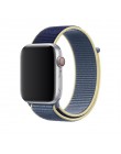 Sport pasek do pętli na pasek do apple watch 5 4 44mm 40mm iWatch 3 2 1 zespół 42mm 38mm Correa Nylon bransoletka na rękę zegare