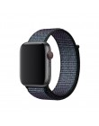 Z paskiem sportowym dla pasek do Apple Watch 4 3 44mm 42mm 38mm 40mm iwatch pas 5/4 /3/2/1 bransoletka dwuwarstwowy nylonowy spl