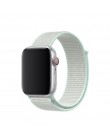 Z paskiem sportowym dla pasek do Apple Watch 4 3 44mm 42mm 38mm 40mm iwatch pas 5/4 /3/2/1 bransoletka dwuwarstwowy nylonowy spl