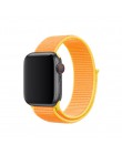 Z paskiem sportowym dla pasek do Apple Watch 4 3 44mm 42mm 38mm 40mm iwatch pas 5/4 /3/2/1 bransoletka dwuwarstwowy nylonowy spl