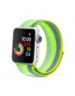 Z paskiem sportowym dla pasek do Apple Watch 4 3 44mm 42mm 38mm 40mm iwatch pas 5/4 /3/2/1 bransoletka dwuwarstwowy nylonowy spl