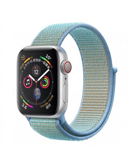 Nylonowy pasek na pasek do apple watch serii 5 42mm iwatch 44mm pasek 38 mm 40mm iwatch sreies 4 3 2 bransoletka pulseira pasek 