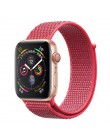 Nylonowy pasek na pasek do apple watch serii 5 42mm iwatch 44mm pasek 38 mm 40mm iwatch sreies 4 3 2 bransoletka pulseira pasek 