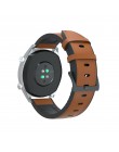 22mm silikonowe + skórzane paski Watchband nadgarstek dla Samsung Gear S3/na zegarek huawei GT GT2/Amazfit GTR 47mm inteligentny