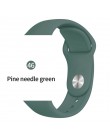 Miękki zegarek sportowy Pasek silikonowy Zegarek do Apple 4 3 2 1 38 MM 42 MM Oddychająca bransoletka do serii Iwatch 4 40 mm 44