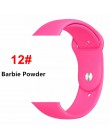 Silikonowy pasek na pasek do Apple Watch 44mm/40mm iwatch 38mm 42mm bransoletka sportowa gumowa bransoletka do zegarka dla apple