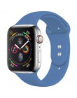 Silikonowy pasek na pasek do Apple watch Apple zegarek 4 pasek 44mm 40mm 5 3 pasek do iwatch 42mm 38mm bransoletka Watchband akc