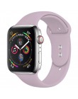 Silikonowy pasek na pasek do Apple watch Apple zegarek 4 pasek 44mm 40mm 5 3 pasek do iwatch 42mm 38mm bransoletka Watchband akc