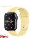 Silikonowy pasek na pasek do Apple watch Apple zegarek 4 pasek 44mm 40mm 5 3 pasek do iwatch 42mm 38mm bransoletka Watchband akc