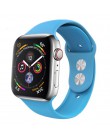 Silikonowy pasek na pasek do Apple watch Apple zegarek 4 pasek 44mm 40mm 5 3 pasek do iwatch 42mm 38mm bransoletka Watchband akc