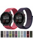 20MM 22MM opaska nylonowa pasek dla Garmin Vivoactive3 zespół Garmin Forerunner 645/245 wymiana zegarków Quick Release bransolet