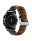 Do Samsung Galaxy Watch 46mm pasek 22mm Premium Vintage szalony koń prawdziwy skórzany pasek do Samsung Gear S3 Frontier Classic