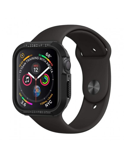 Wytrzymałe opancerzenie pokrowiec ochronny na zegarek apple 40mm 44mm iwatch apple watch case seria 4 5 Tpu miękkie zabezpieczen