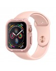 Wytrzymałe opancerzenie pokrowiec ochronny na zegarek apple 40mm 44mm iwatch apple watch case seria 4 5 Tpu miękkie zabezpieczen