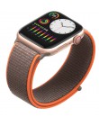 Pasek nylonowy do zegarka apple 5 4 pasek 44mm/40mm zegarek apple pulseira 42mm/38mm iwatch seria 5/4/3/2 kolorowe złącze watchb